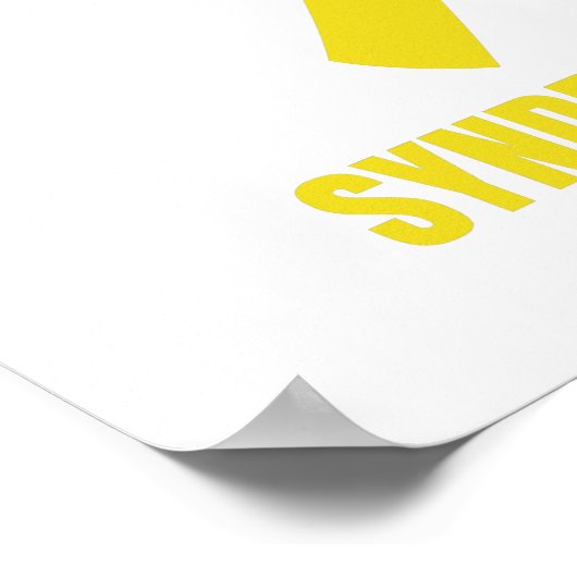 ワールドダウン症候群日(2) ポスター (角)