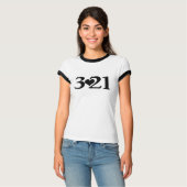 ワールドダウン症候群日 Tシャツ (正面フル)