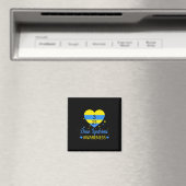 ワールドダウン症候群認識度3月21日イエローブルー マグネット (インサイチュ (食洗機))