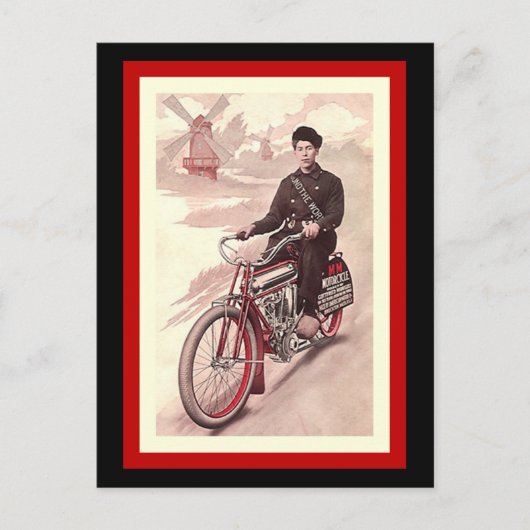 ワールドツアーM-Mバイク周辺はがき ポストカード (正面)