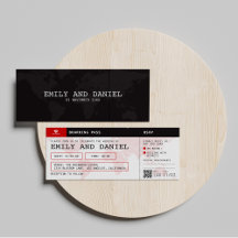 ワールドデスティネーションボーディングパス結婚の旅