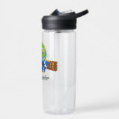 ワールドトラベラーは荷造りになり出発の準備ができていた。 ウォーターボトル (左面)