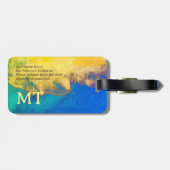 ワールドトラベラーイエローマップ名荷物タグ ラゲッジタグ (裏面横)