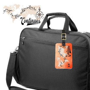 ワールドトラベラーカスタムズマップモノグラム ラゲッジタグ