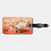 ワールドトラベラーカスタムズマップモノグラム ラゲッジタグ (裏面横)