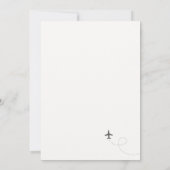 ワールドトラベラーズブライダルシャワー招待 招待状 (裏面)