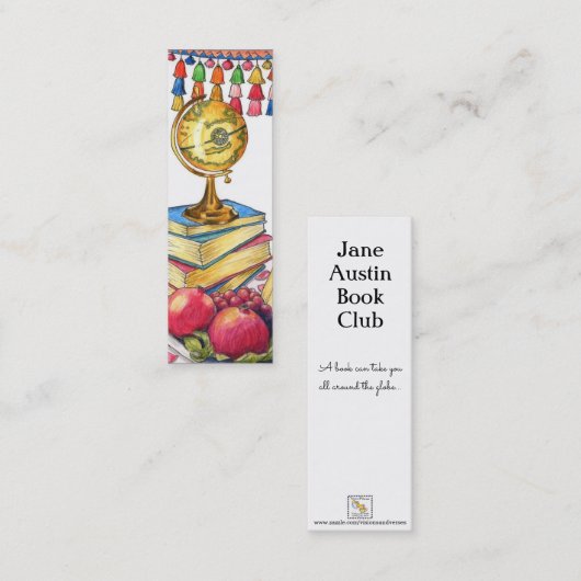 ワールドトラベラーブックマーク スキニー名刺 (正面/裏面)