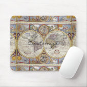 ワールドトラベラーヴィンテージマップサンダー_コーブ マウスパッド (マウス)