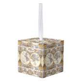 ワールドトラベラーヴィンテージマップ キューブオーナメント (裏面アングル)