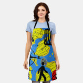 ワールドトラベラー エプロン (着用した状態)