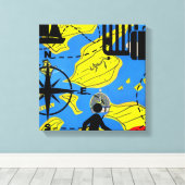 ワールドトラベラー キャンバスプリント (インサイチュ (ウッドフロア))