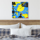 ワールドトラベラー キャンバスプリント (インサイチュ (寝室))