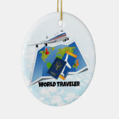 ワールドトラベラー セラミックオーナメント (右)
