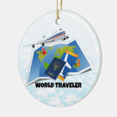 ワールドトラベラー セラミックオーナメント (左)