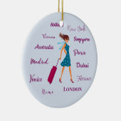 ワールドトラベラー セラミックオーナメント (右)
