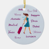 ワールドトラベラー セラミックオーナメント (正面)