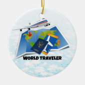 ワールドトラベラー セラミックオーナメント (正面)