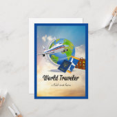 ワールドトラベラー、テンプレート、 カード (正面/裏面インサイチュ)