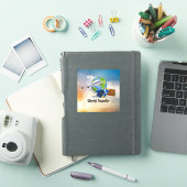 ワールドトラベラー、デザイン2 シール (iPadカバー)