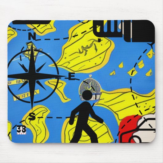 ワールドトラベラー マウスパッド (正面)