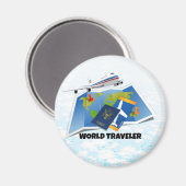 ワールドトラベラー マグネット (正面/裏面)