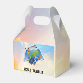 ワールドトラベラー、飛行機チケット、パスポート フェイバーボックス (裏面サイド)