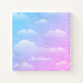 ワールドトラベルアドベンチャースキーブルークラウド ノートブック (裏面)