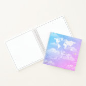 ワールドトラベルアドベンチャースキーブルークラウド ノートブック (内部)