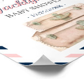 ワールドトラベルアドベンチャーニュートラルベビーシャワーへようこそ ポスター (角)