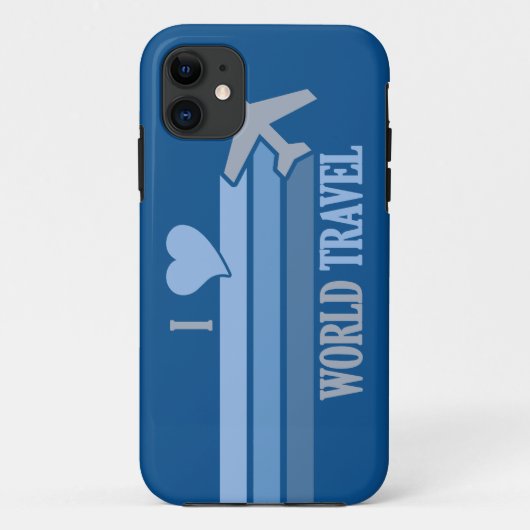 ワールドトラベルカスタムのiPhoneケースメイト Case-Mate iPhoneケース (裏面)