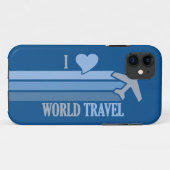 ワールドトラベルカスタムのiPhoneケースメイト Case-Mate iPhoneケース (裏面(横))