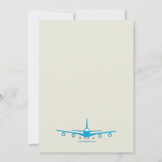 ワールドトラベルズフェアウェルパーティの招待状 招待状 (裏面)