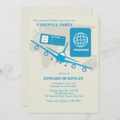 ワールドトラベルズフェアウェルパーティの招待状 招待状 (正面/裏面)