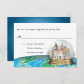 ワールドトラベルバーバルミツワースノーグローブリプライ 出欠カード (正面/裏面)