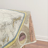 ワールドトラベルマップアンティークヴィンテージ テーブルクロス (インサイチュ)