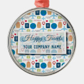 ワールドトラベル メタルオーナメント (正面)