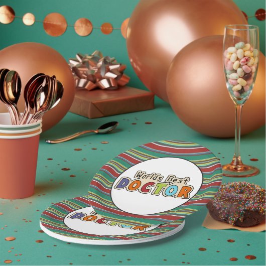 ワールドドクタ最高のーパーティー紙プレート ペーパープレート (複数)