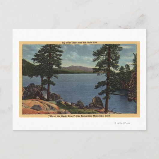 ワールドドライブ、西エンドビュー ポストカード (正面)