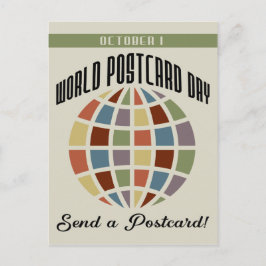 ワールドハガキの日(カラフルマス付) ポストカード