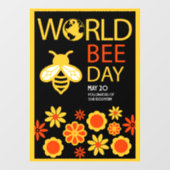 ワールドハニーデー5月20日 ウィンドウサイン (シート)