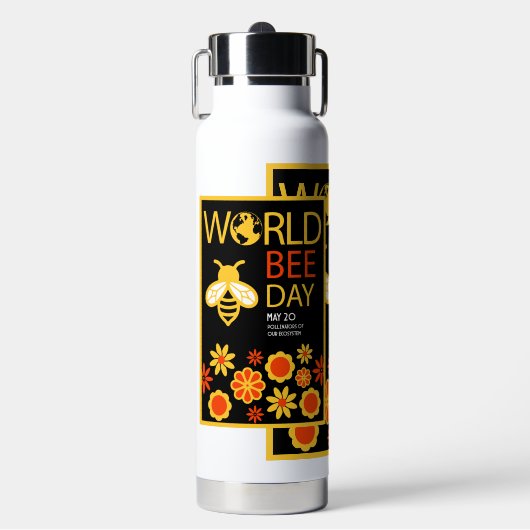 ワールドハニーデー5月20日 ウォーターボトル (正面)