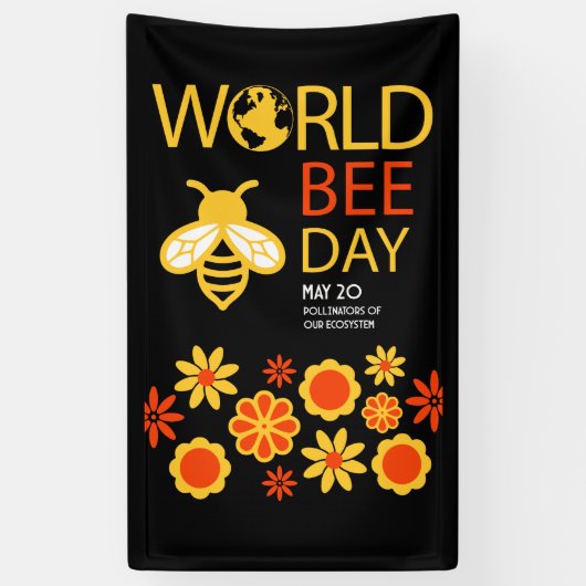 ワールドハニーデー5月20日 横断幕 (縦)