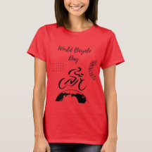 ワールドバイシクルデー – サイクリング愛好家Tシャツ