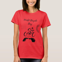 ワールドバイシクルデー – サイクリング愛好家Tシャツ Tシャツ