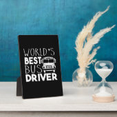 ワールドバス最高のの運転手 フォトプラーク (側面)