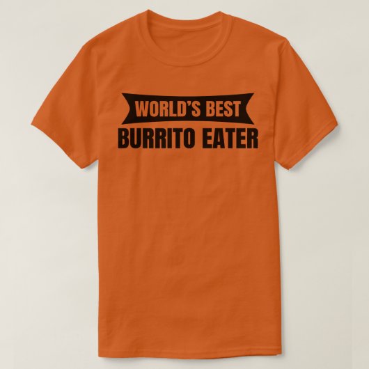 ワールドバ最高のリト食べ手 Tシャツ (デザイン正面)
