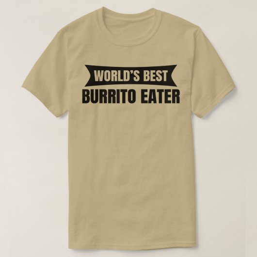 ワールドバ最高のリト食べ手 Tシャツ (デザイン正面)