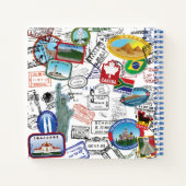 ワールドパスポートパターン ノートブック (裏面)