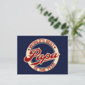 ワールドパパ最高のパ ポストカード (スタンド正面)