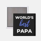 ワールドパパ最高のパ マグネット (正面/裏面)